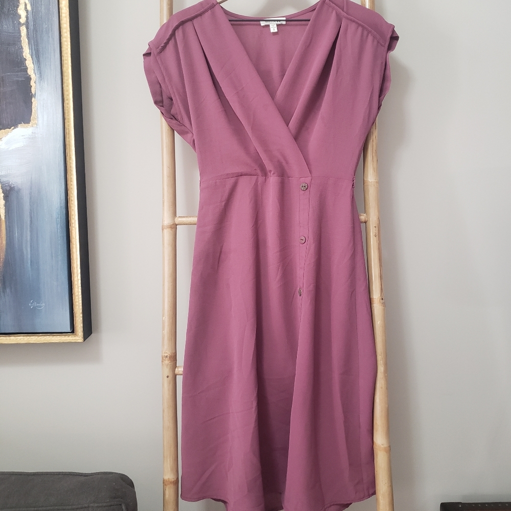Mauve vintage inspired dress